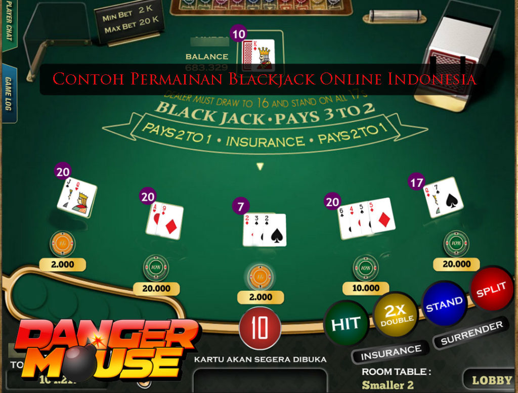 contoh permainan blackjack online