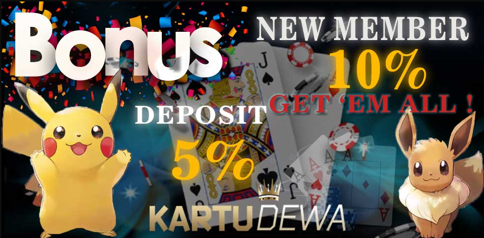 poker bonus deposit 10% new member 